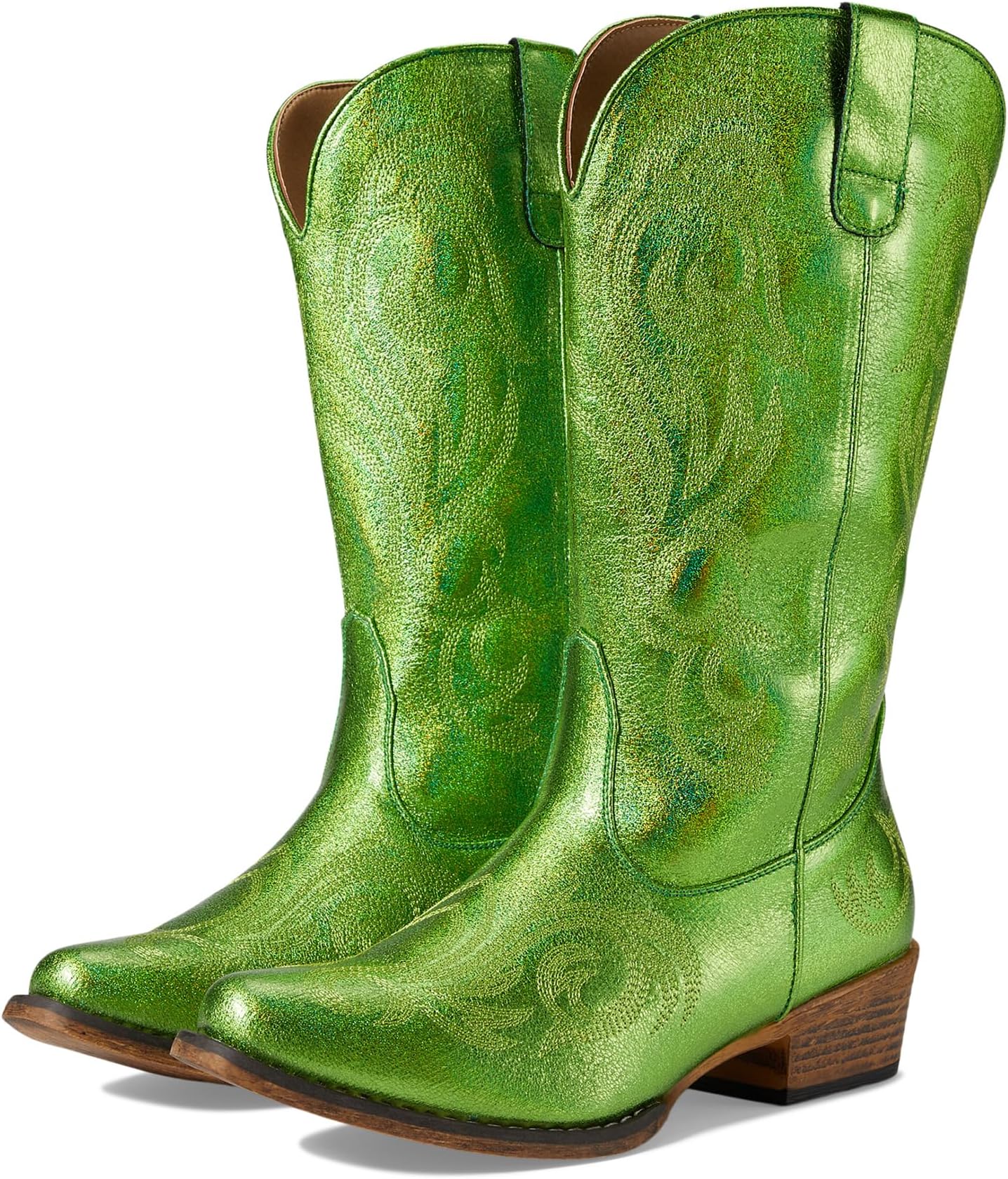 Ковбойские сапоги Riley Roper, зеленый ковбойские сапоги riley roper цвет tan