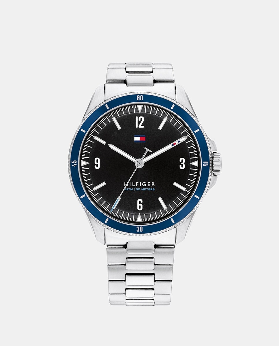 

Мужские часы 1791901 сталь Tommy Hilfiger, серебро