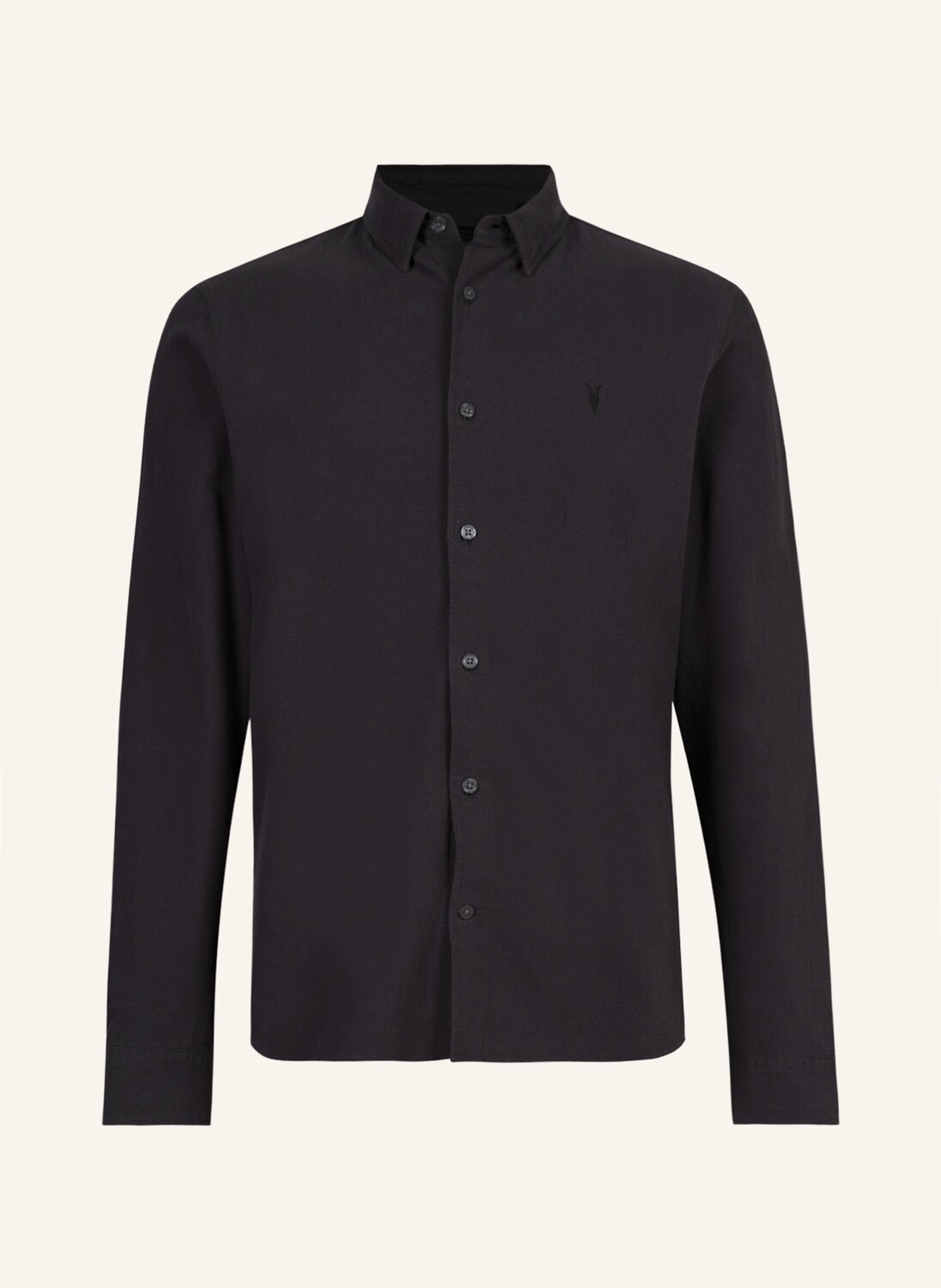 

Рубашка ALLSAINTS LOVELL Regular Fit, темно-серый