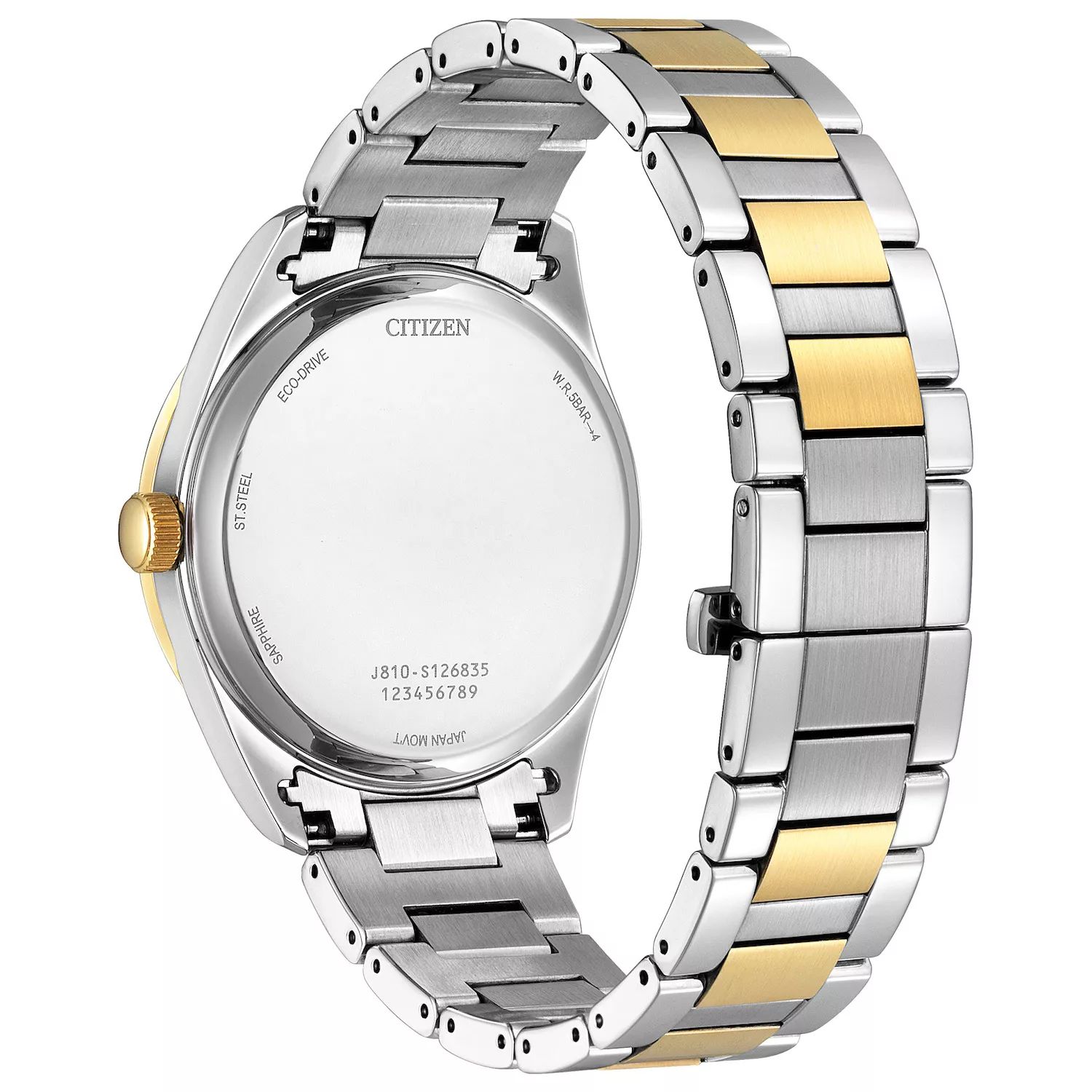 цена Мужские часы Eco-Drive Arezzo с двухцветным браслетом из нержавеющей стали — AW1694-50A Citizen