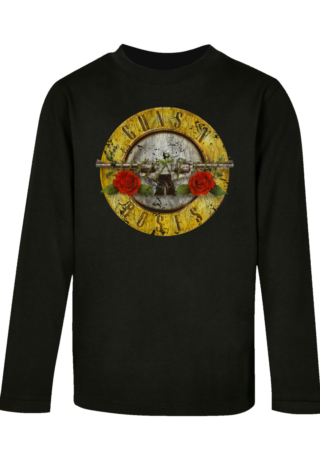

Футболка F4NT4STIC Longsleeve Guns 'n' Roses Vintage Classic Logo Black, черный