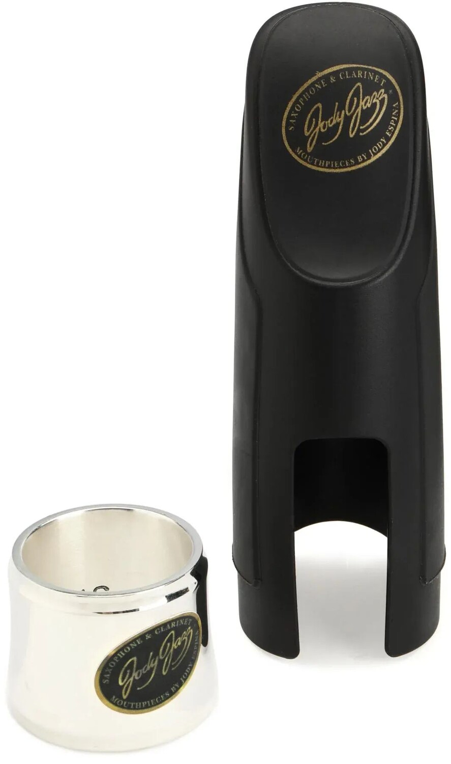 

JodyJazz MB1S Power Ring Лигатура с колпачком для металлического мундштука для баритон-саксофона - серебристый