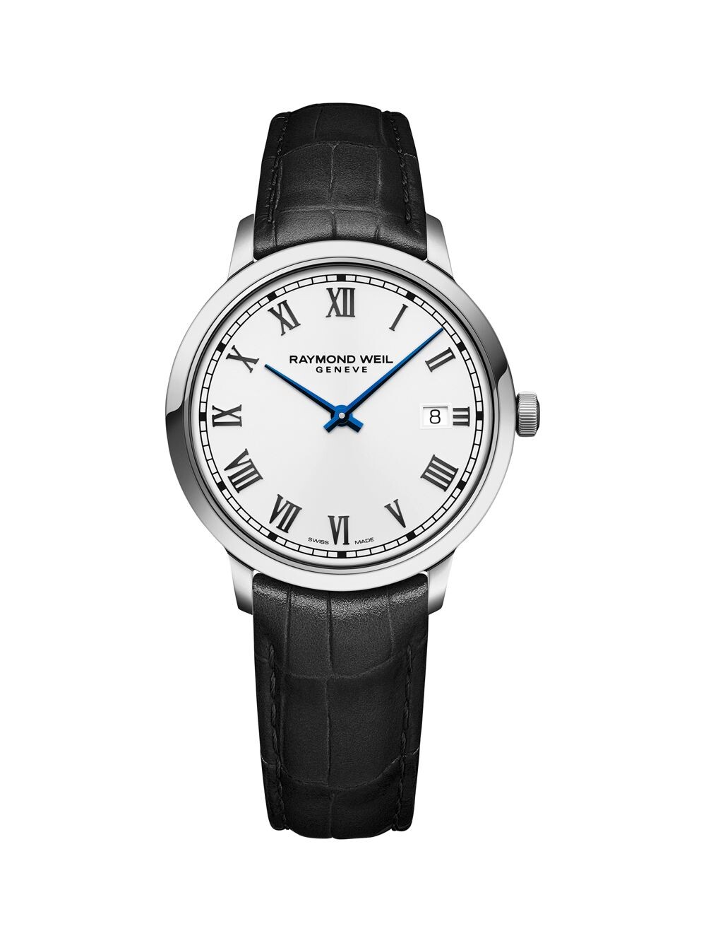 

Часы Toccata из нержавеющей стали и кожаного ремешка/39 мм Raymond Weil