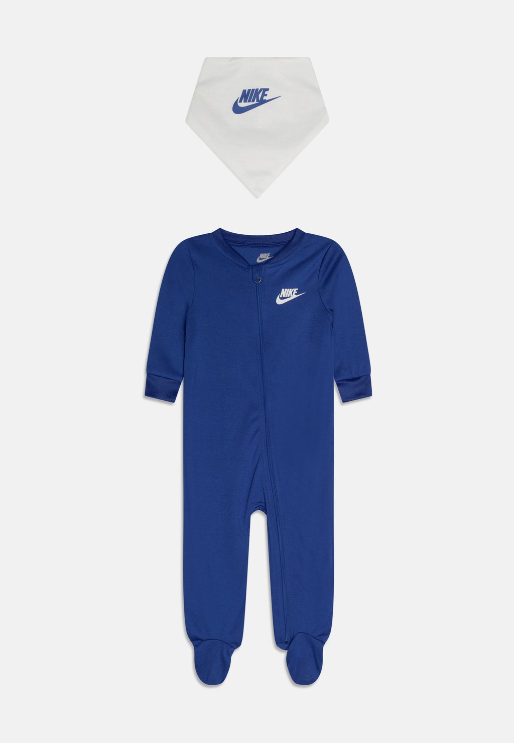 Комбинезон NIKE BABY FOOTED COVERALL AND BIB UNISEX SET Nike Sportswear, цвет game royal