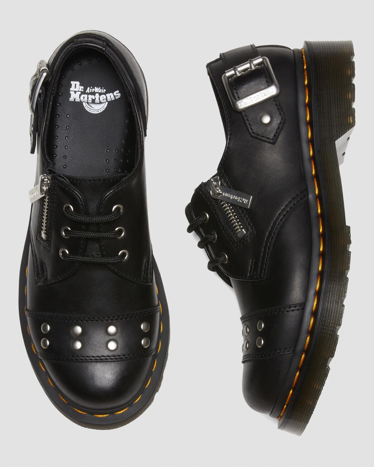 

1461 Женские оксфорды из кожи наппа Hardware Dr. Martens