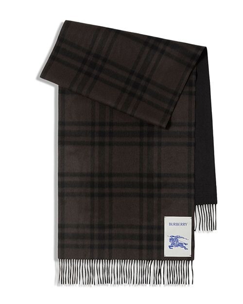 

Кашемировый шарф в клетку Tri-Bar Burberry, цвет Gray