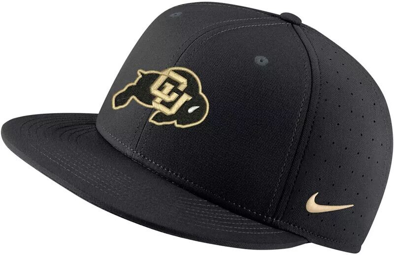 

Черная мужская бейсбольная бейсболка Nike Colorado Buffaloes Aero True