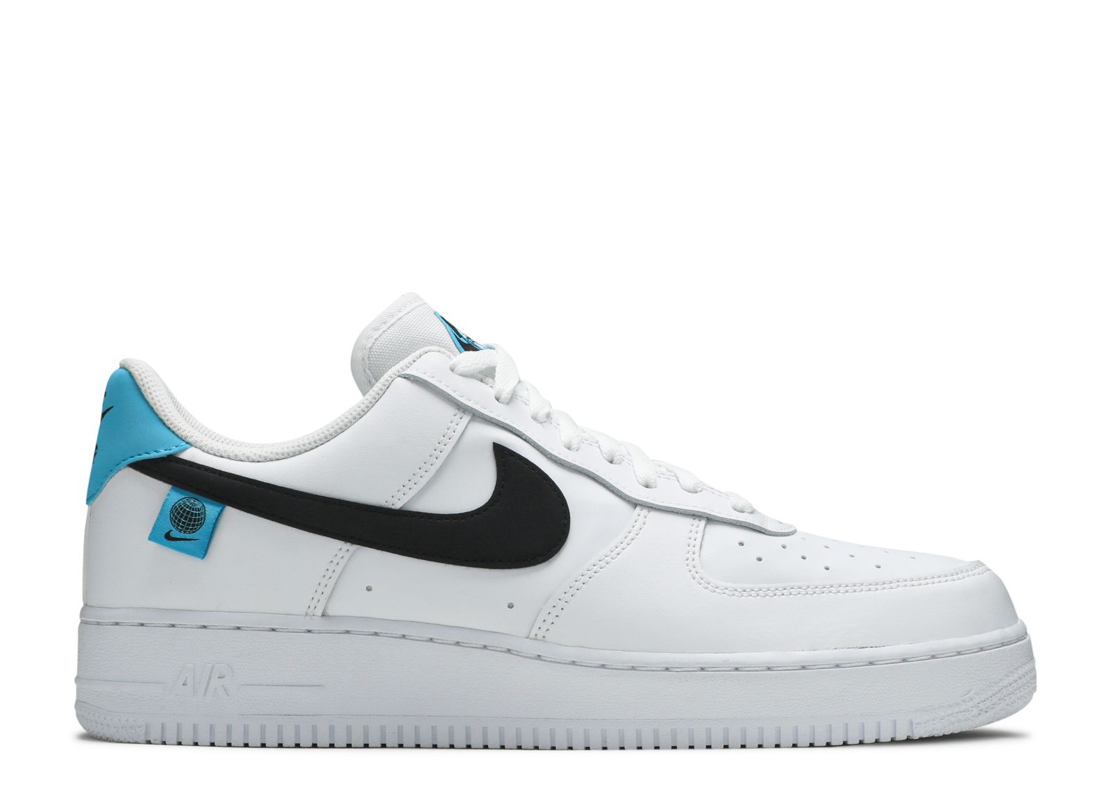 

Кроссовки Nike Air Force 1 '07 Low 'Worldwide Pack - Blue Fury', белый, Белый;серый