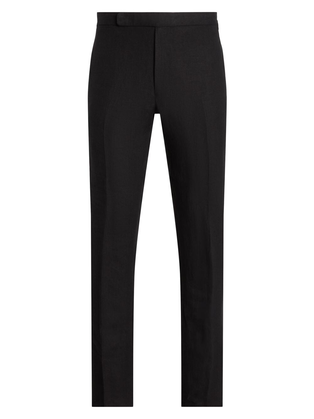 

Льняные брюки-смокинги Ralph Lauren Purple Label, черный
