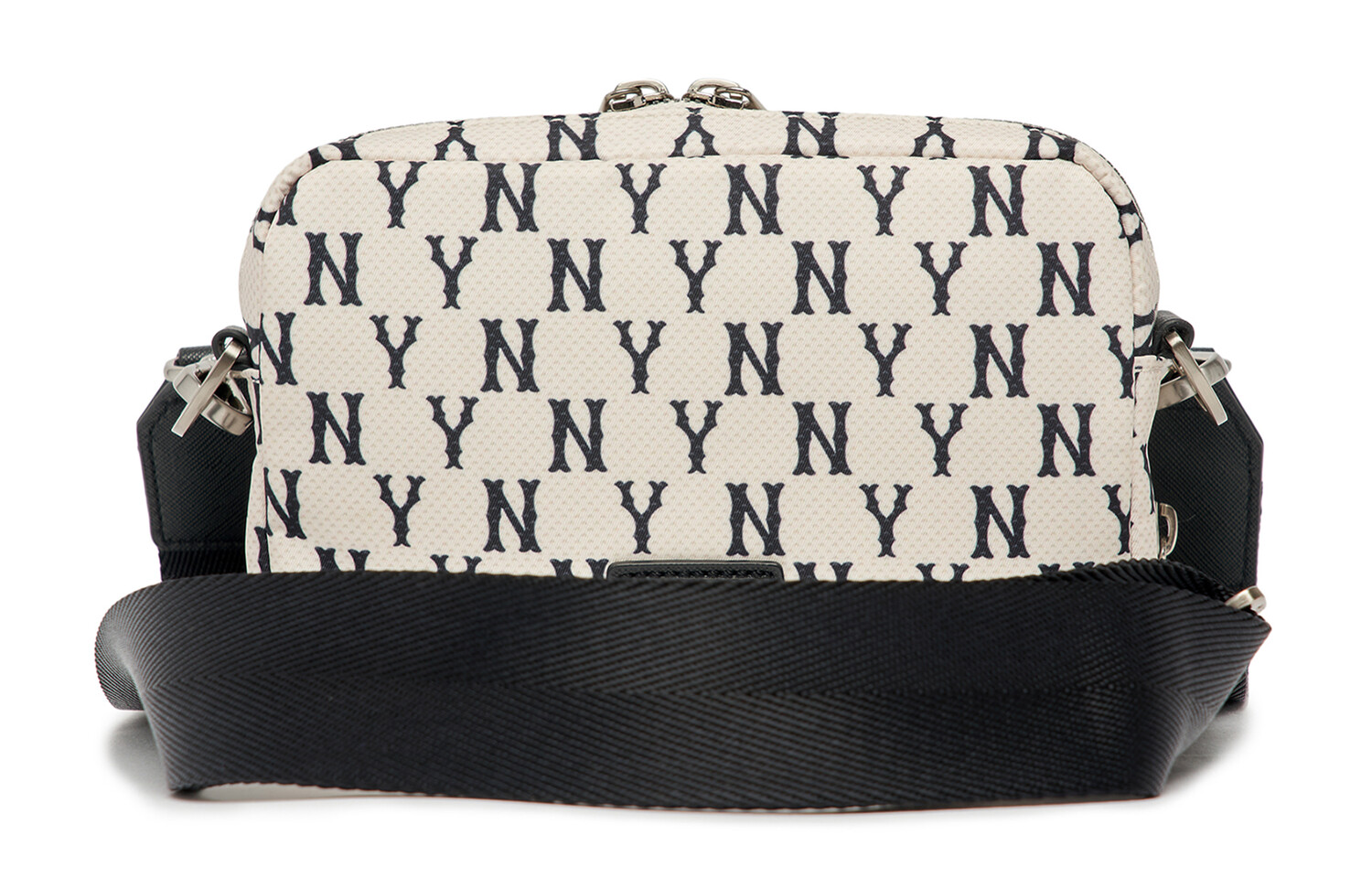 

Сумка через плечо унисекс MLB Monogram Collection, Черно-белая панда + подарочный пакет.