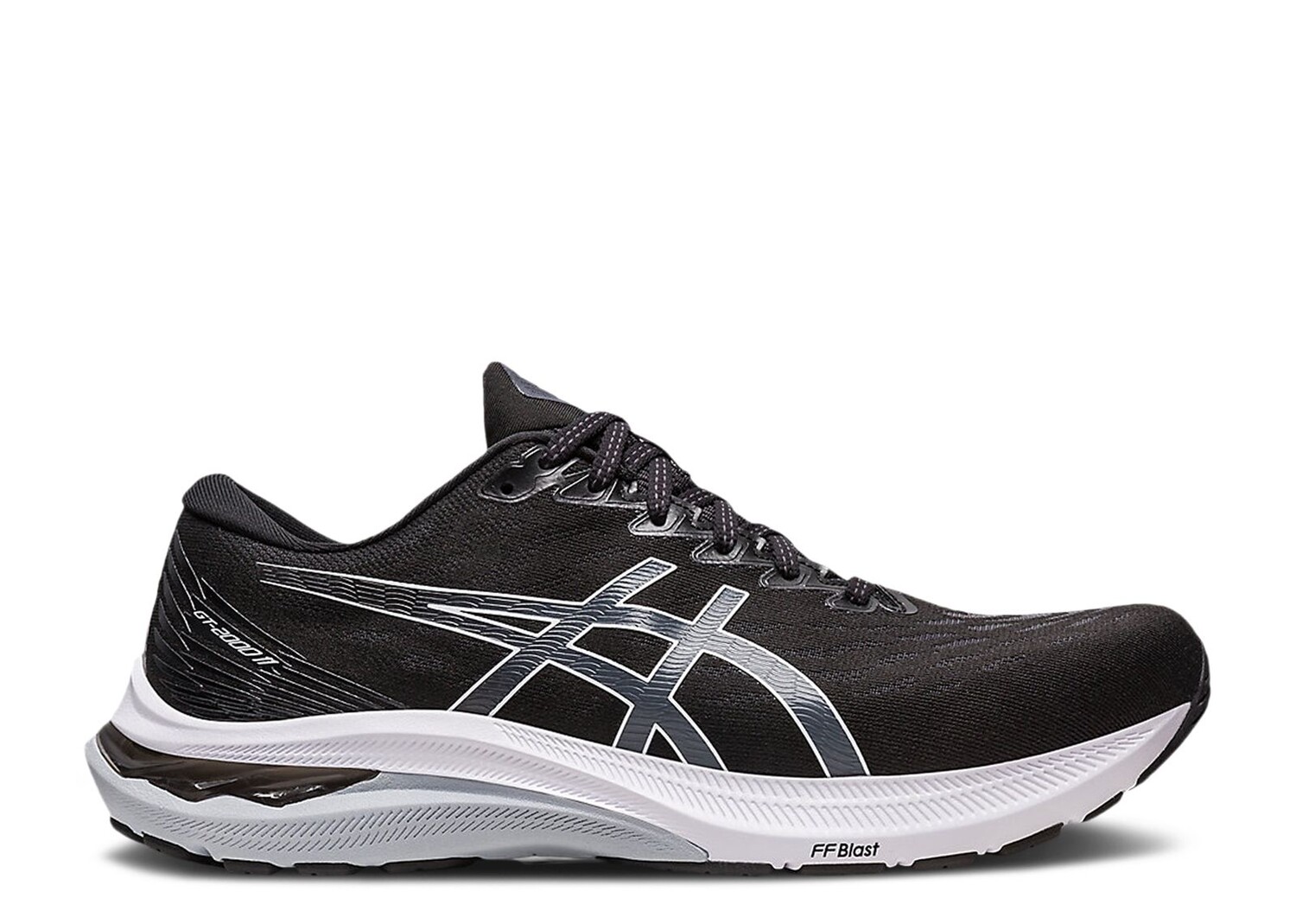 

Кроссовки ASICS Gt 2000 11 2E Wide 'Black White', черный