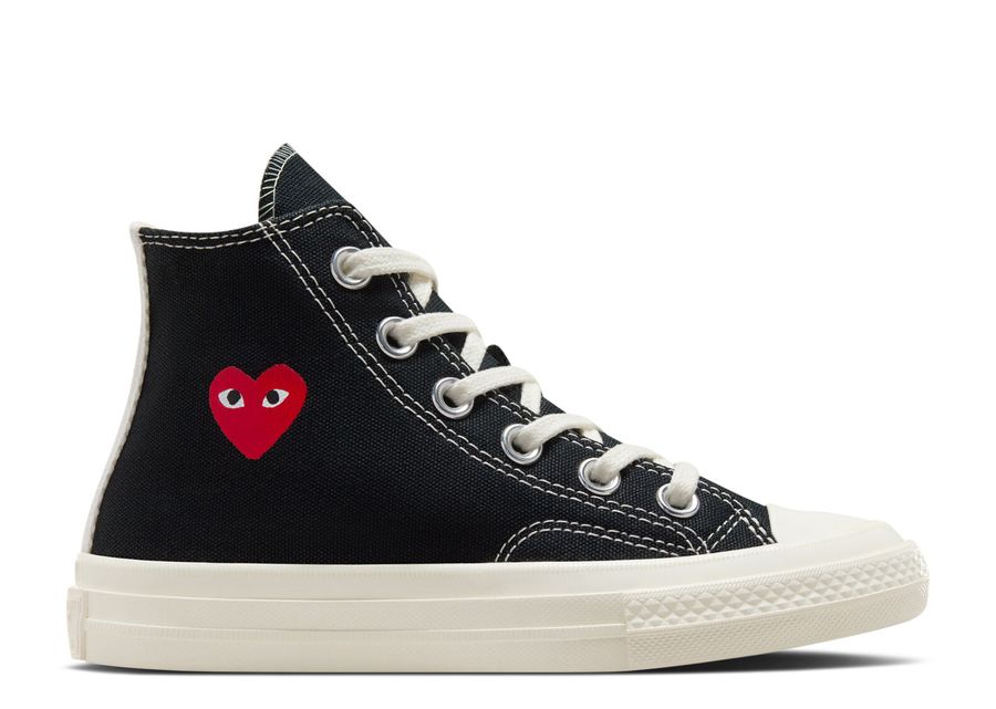 

Кроссовки Converse Comme Des Garçons PLAY X Chuck 70 High PS, цвет Single Heart Black