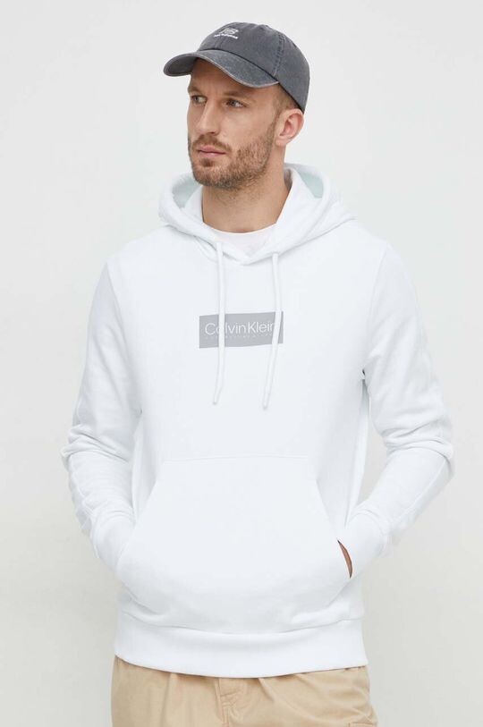 

Хлопковая толстовка Calvin Klein, белый