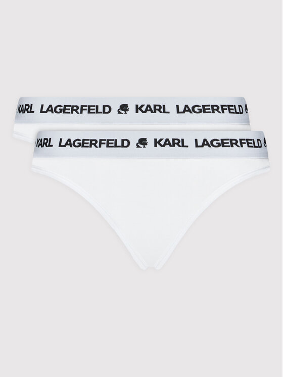 

Комплект из 2 классических женских трусов Karl Lagerfeld, белый