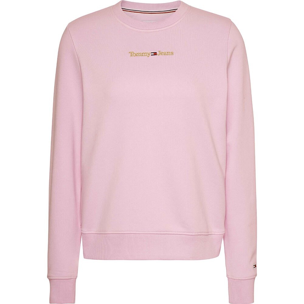 

Толстовка Tommy Jeans Reg Gold Linear, розовый