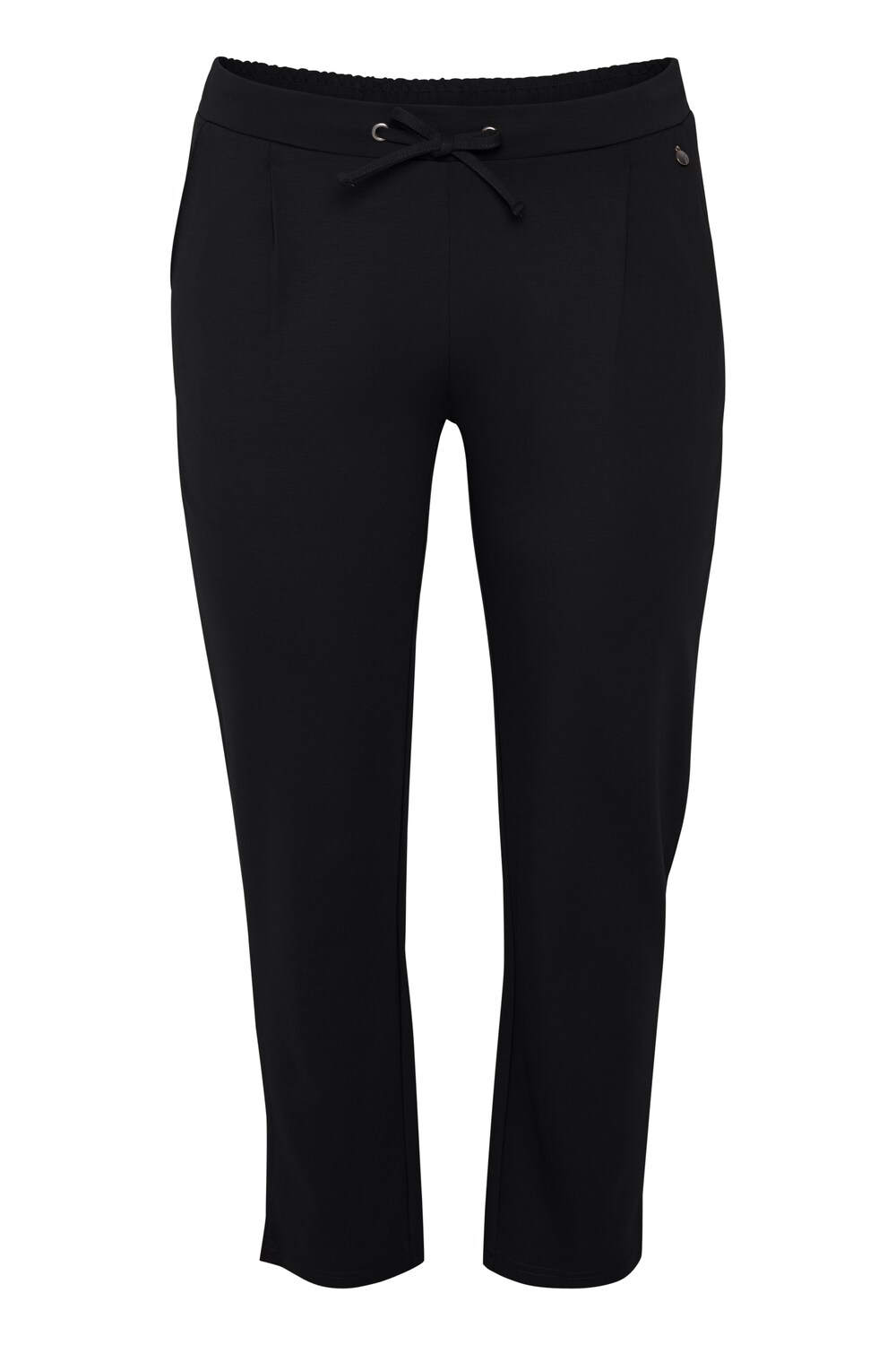 Узкие брюки со складками спереди Fransa Curve STRETCH, черный платье fransa frfanemma черный