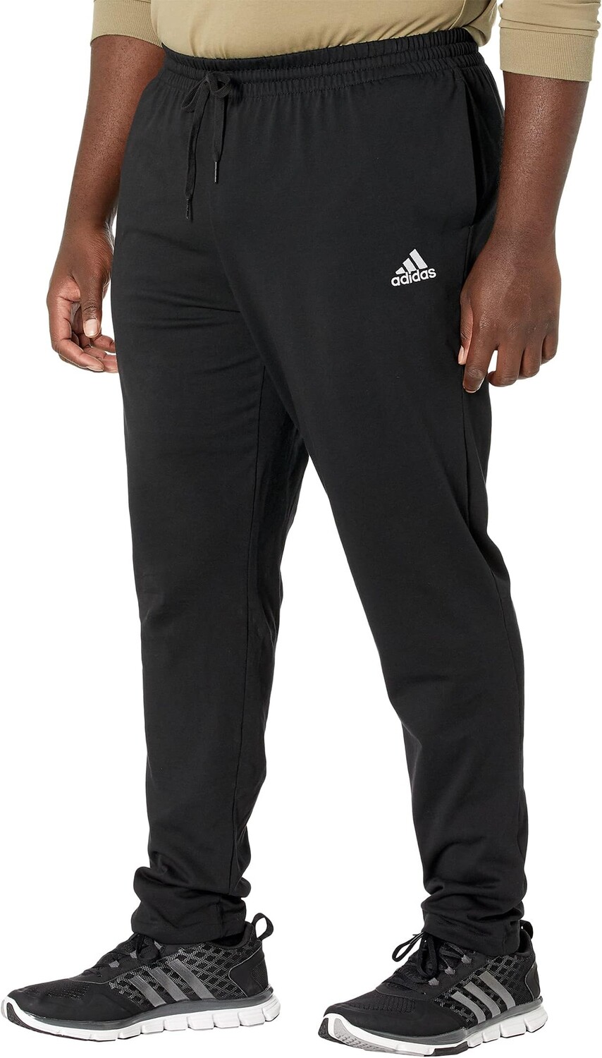 

Брюки-конусообразные из одинарного джерси Big & Tall Essentials adidas, черный
