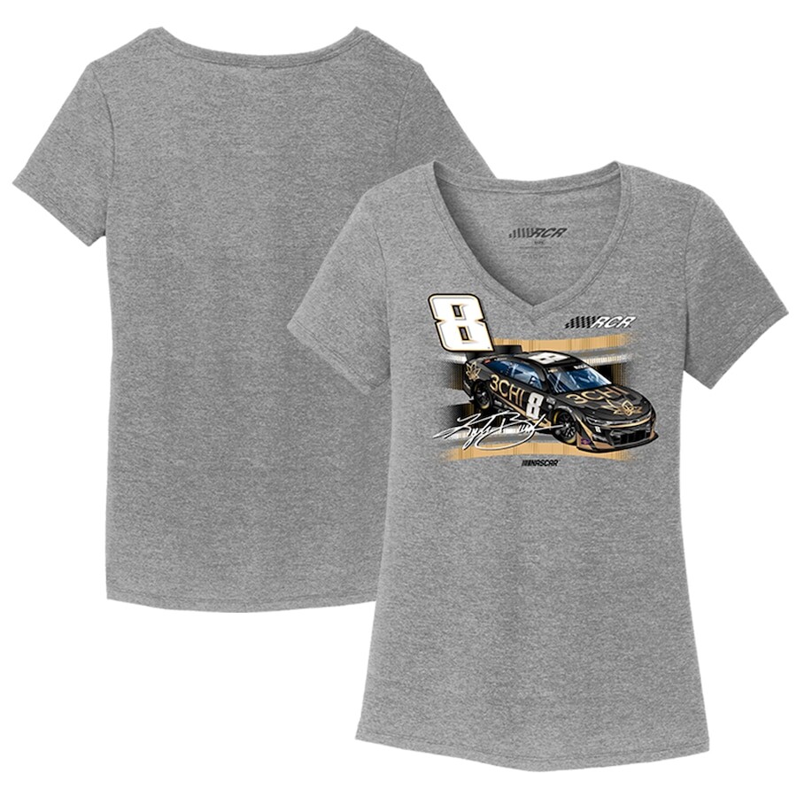 

Футболка с коротким рукавом Richard Childress Racing Team Collection Kyle Busch, серый