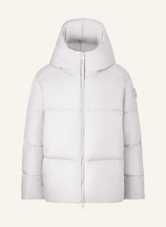 

Гранатовый пуховик Canada Goose, серый