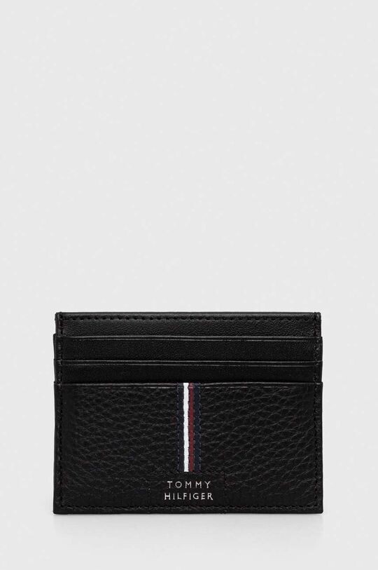 

Кожаный футляр для карт Tommy Hilfiger, черный