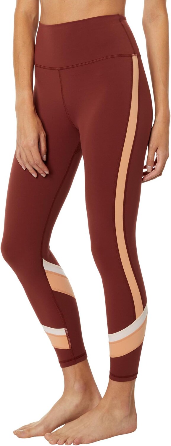 

Леггинсы Velo Dream Tech Eco из джерси с высокой талией Spiritual Gangster, цвет Washed Burgundy