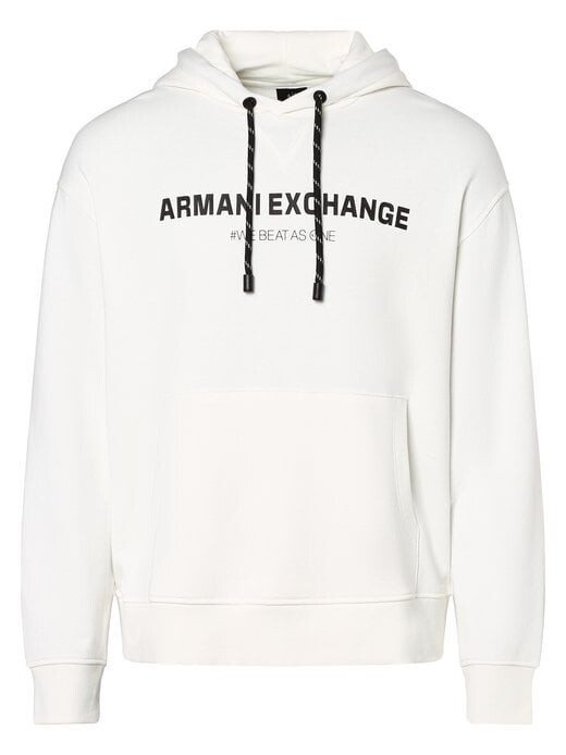 

Пуловер с капюшоном Armani Exchange, экрю