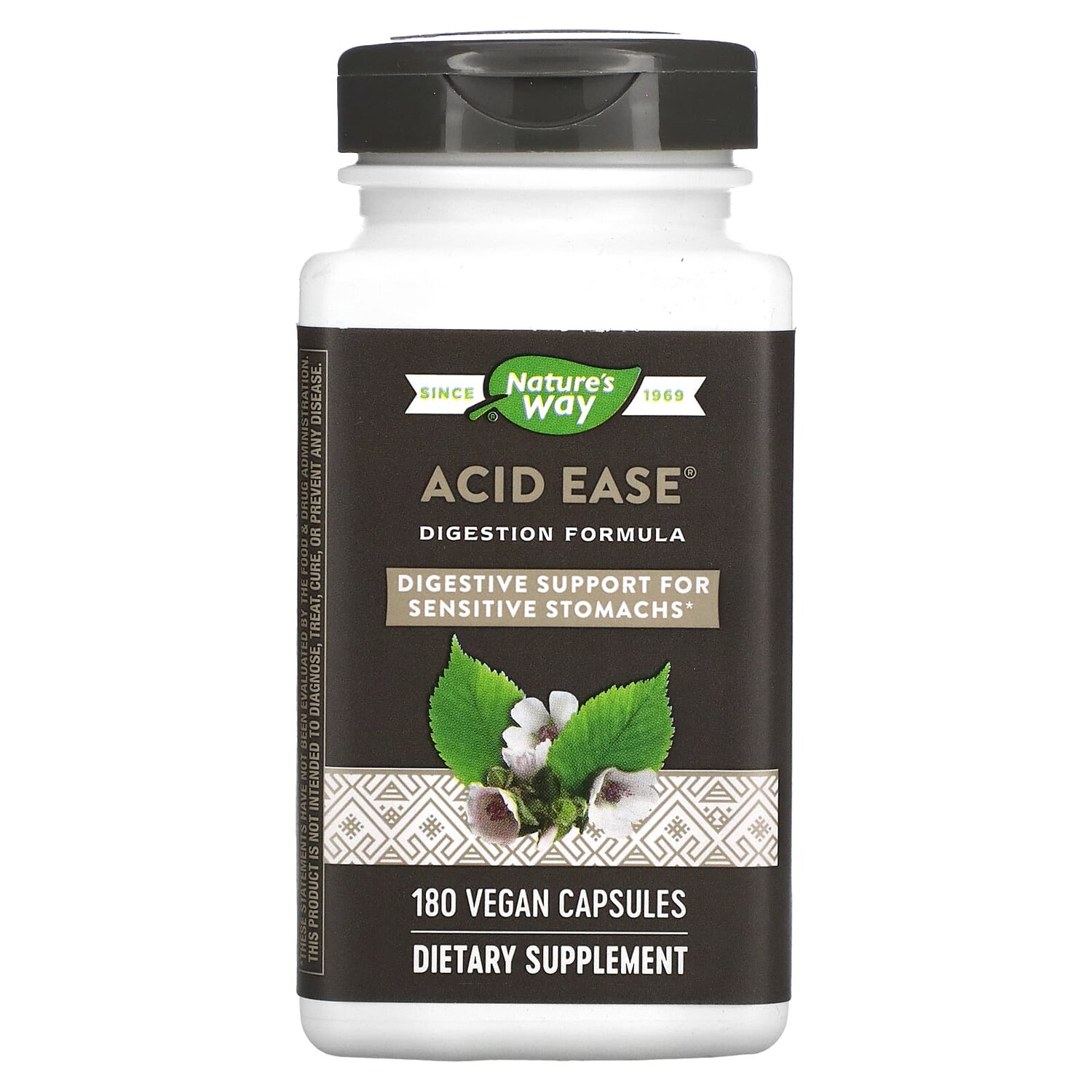 

Acid Ease, Формула пищеварения, 180 веганских капсул, Nature's Way