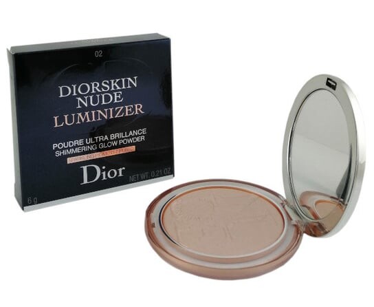 Осветляющая пудра 02 Pink Glow, 6 г Dior, Diorskin Nude Luminizer