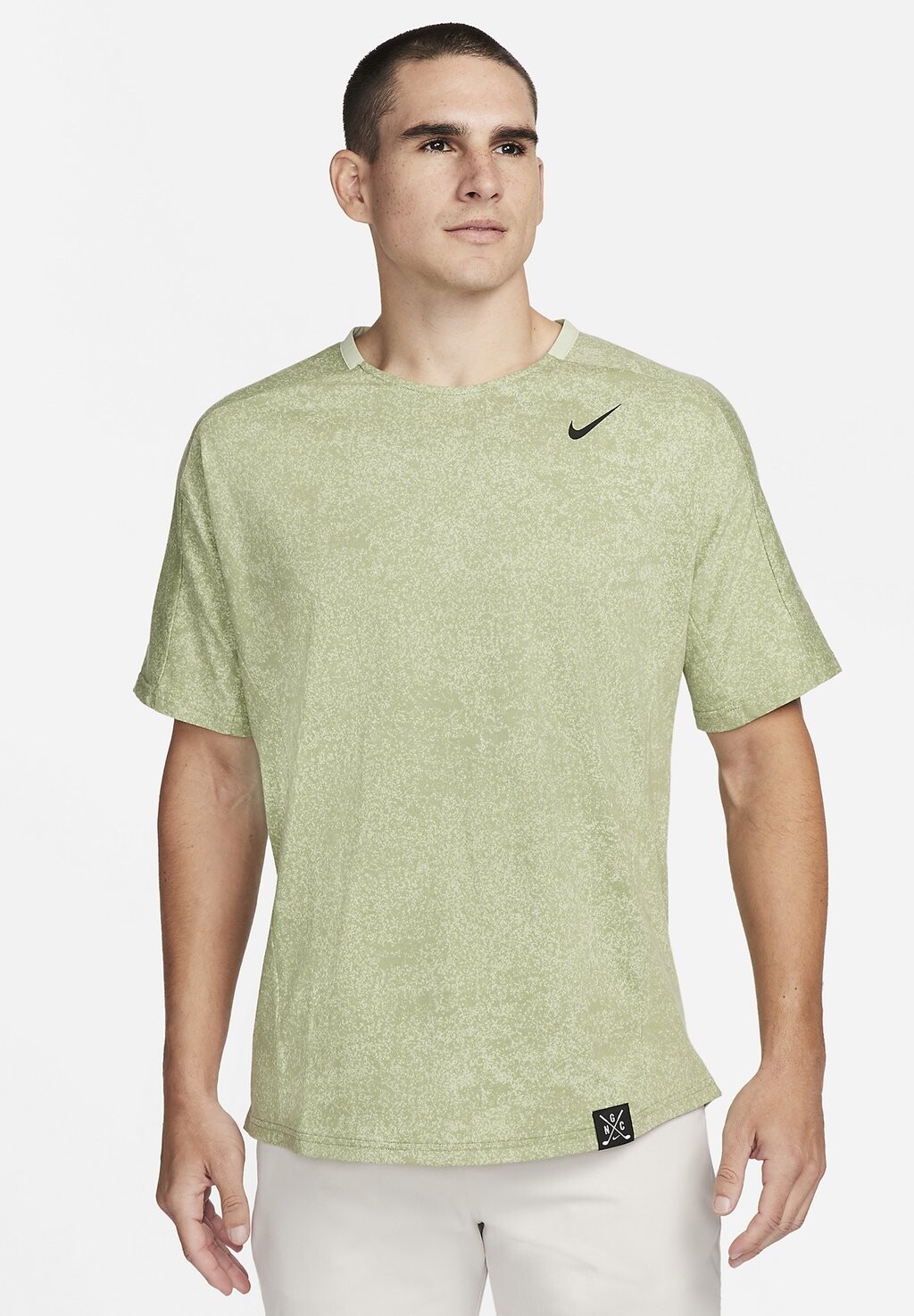 

Спортивная футболка Short-Sleeve Golf Club Nike, цвет honeydew black