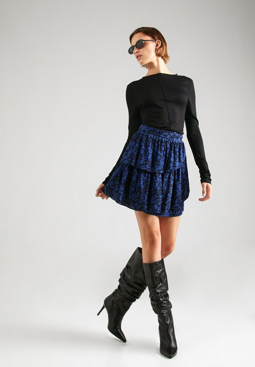 

Юбка плиссе ROCK CESSIA Guido Maria Kretschmer Collection, цвет blau schwarz
