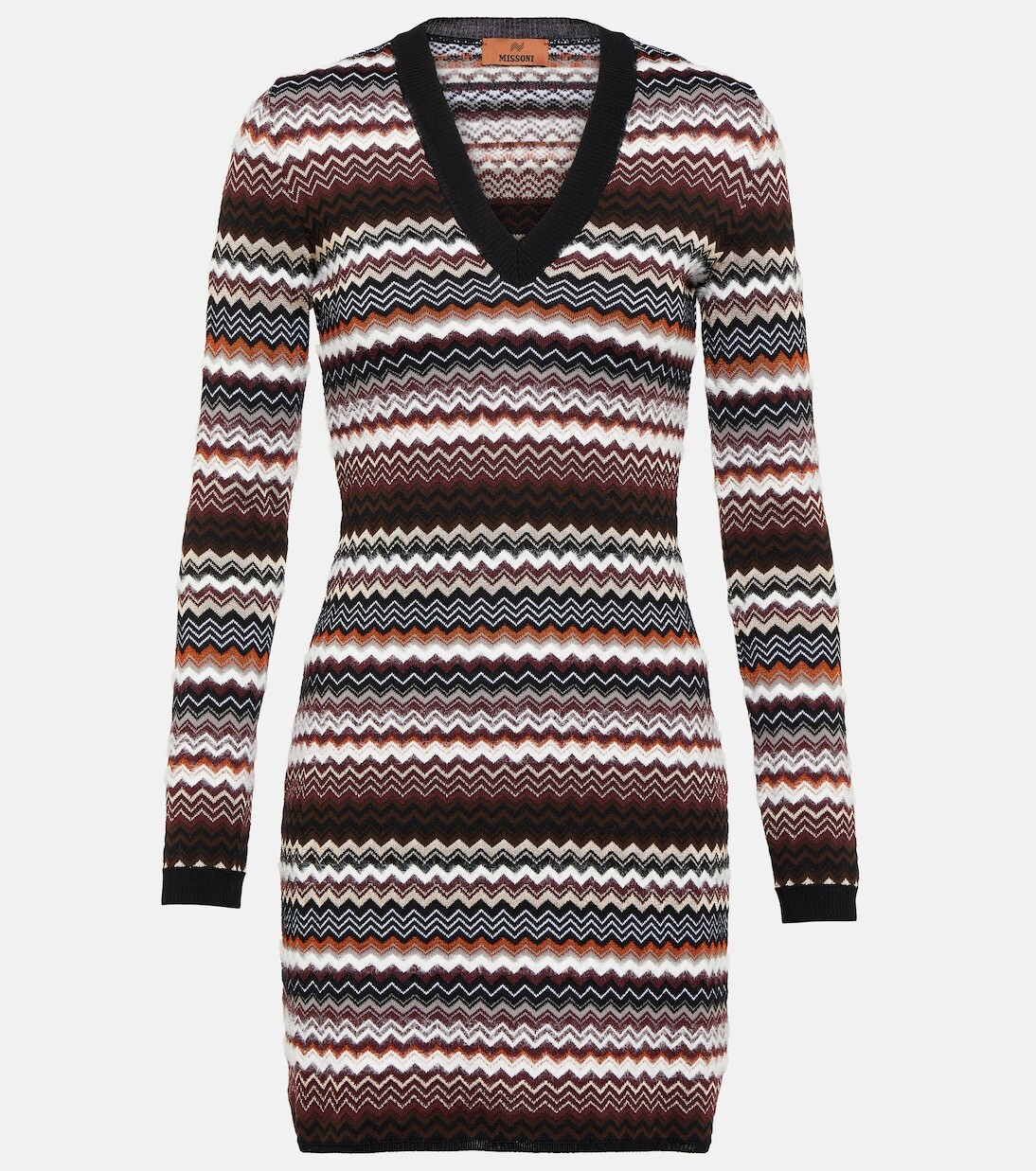

Платье-свитер с зигзагом Missoni, коричневый
