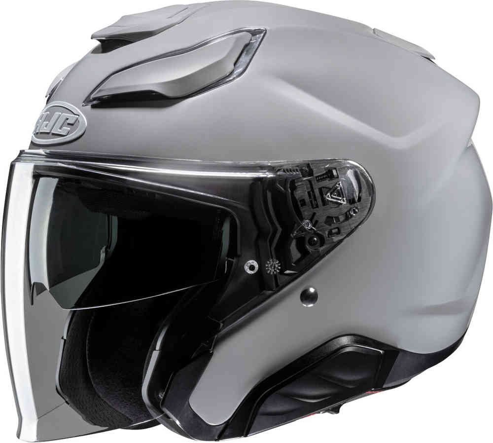 F31 Твердый реактивный шлем HJC, серый f31 люди реактивный шлем hjc белый серебристый