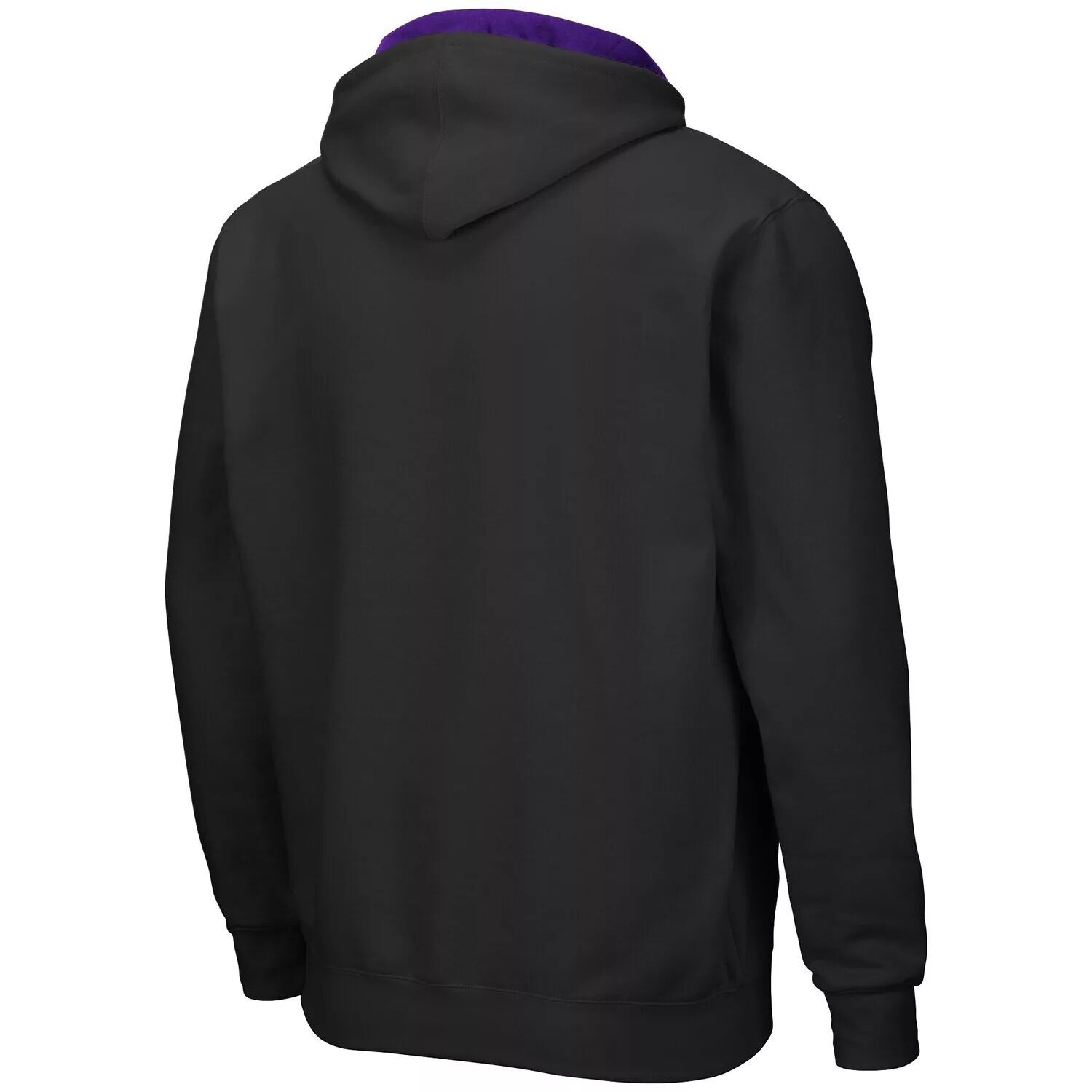 

Мужская черная толстовка с молнией во всю длину LSU Tigers Arch & Logo 3.0 Colosseum, Черный