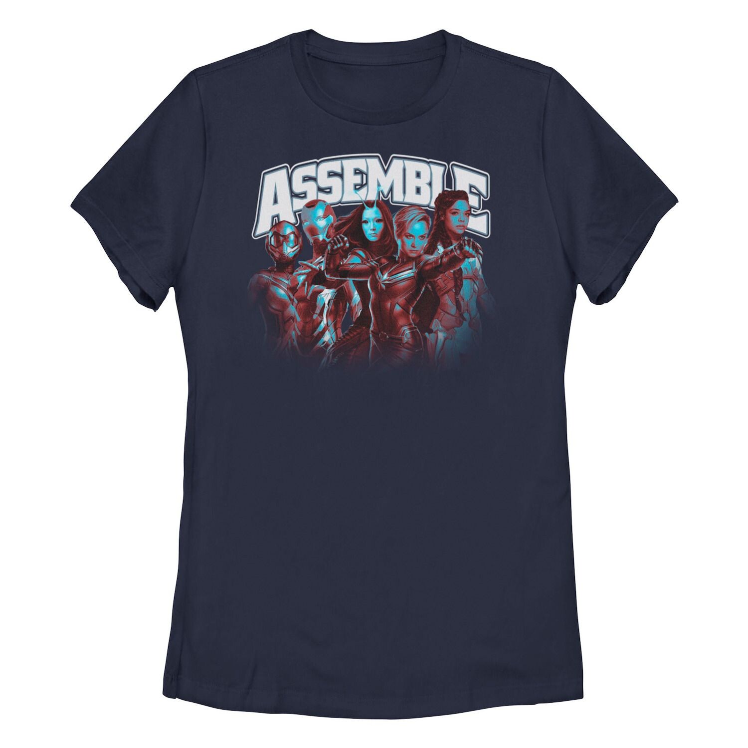 

Женская футболка Marvel Avengers "Assemble" для юниоров, групповая съемка Licensed Character