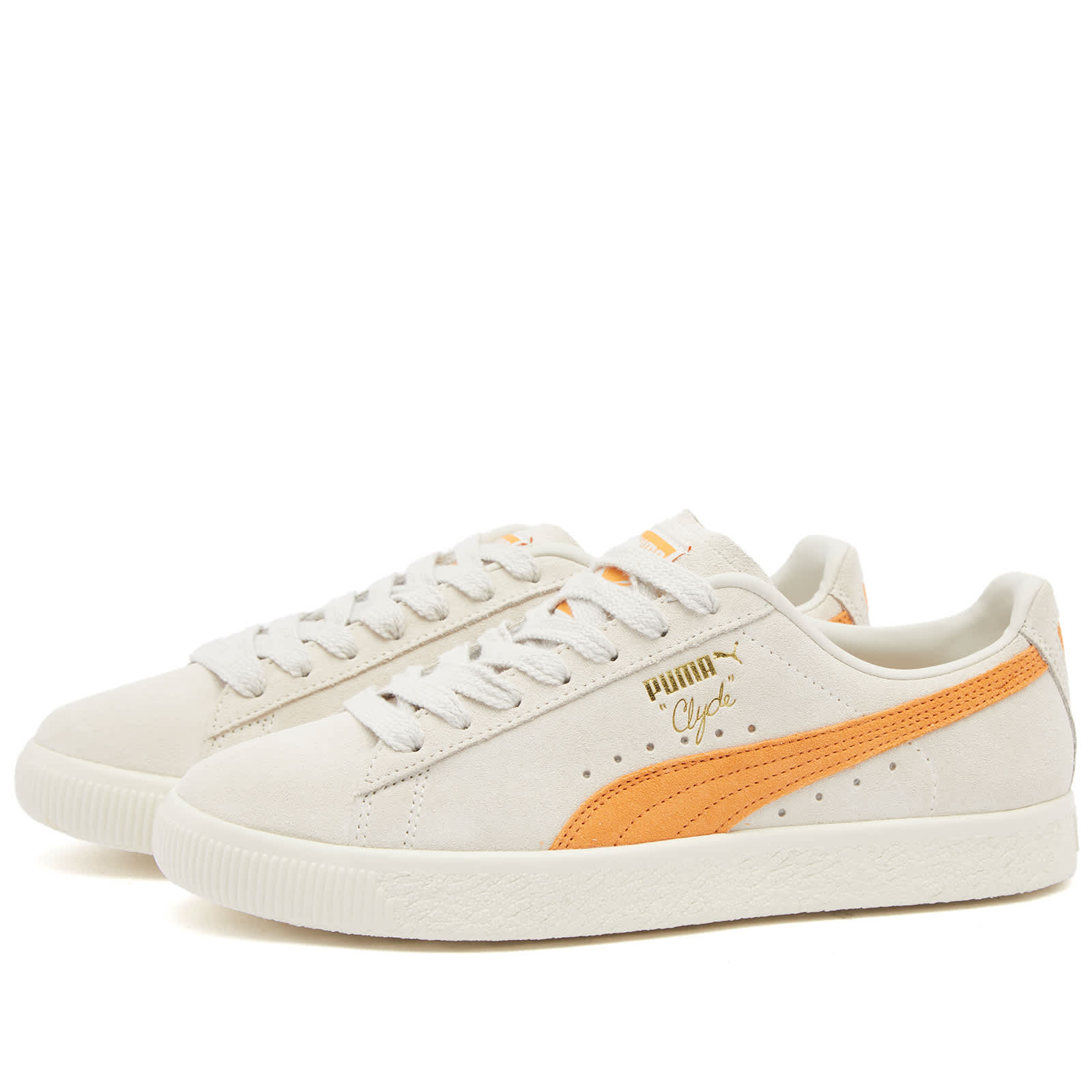 Кроссовки Puma Clyde Og, цвет Frosted Ivory & Clementine