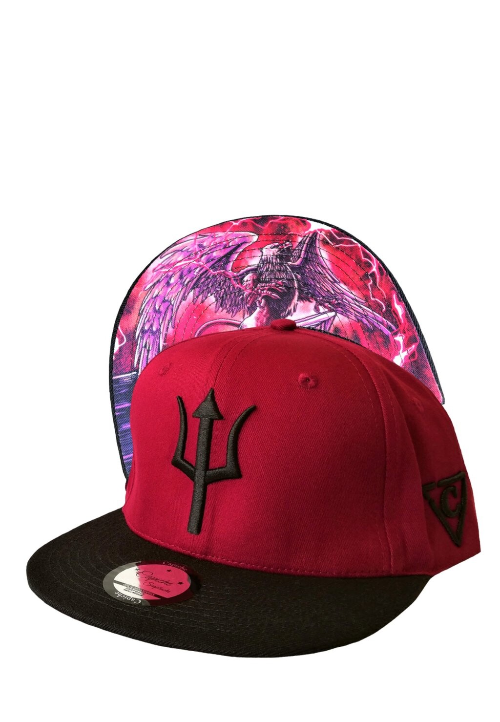 

Бейсболка SNAPBACK BASEBALL-ONE SIZE Capiche, цвет dark red/black/red