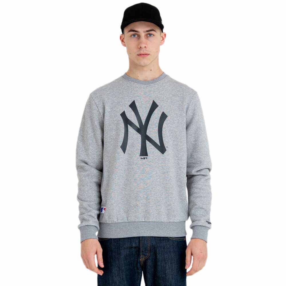 

Толстовка New Era MLB Team Logo Crew Neck New York Yankees, серый