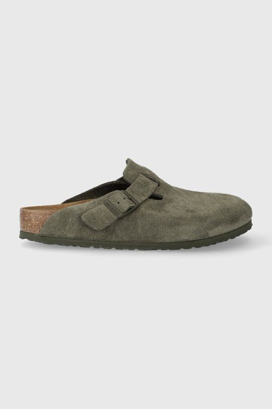 

Замшевые тапочки Boston Birkenstock, зеленый