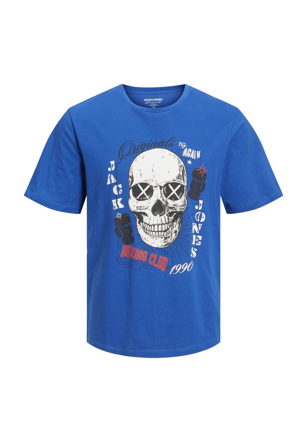 

Футболка с принтом Jack & Jones Junior, синий