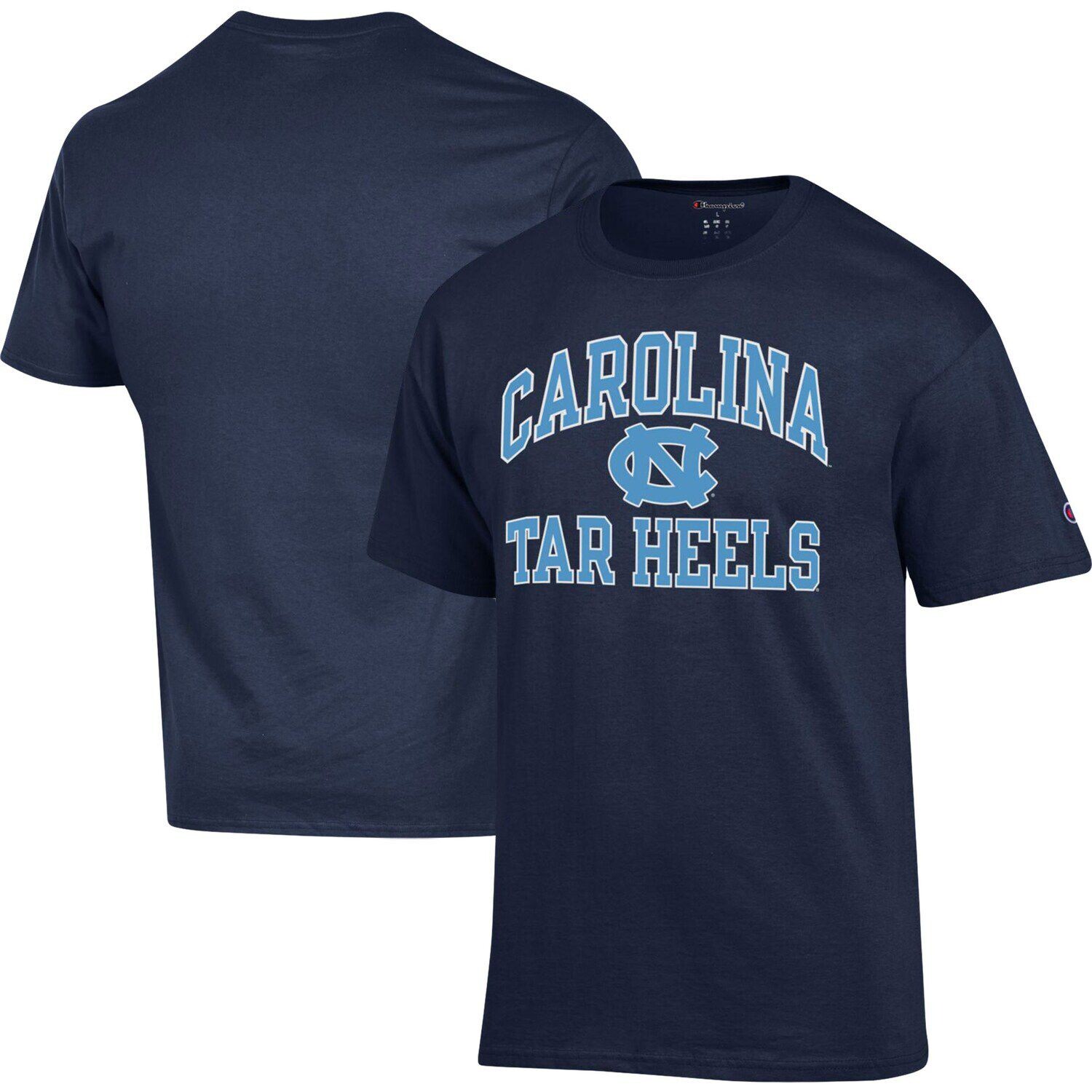 

Мужская футболка Champion Navy North Carolina Tar Heels High Motor