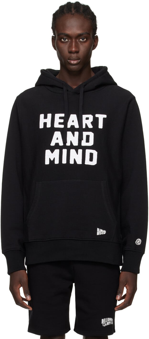 

Черное худи с надписью Heart And Mind Billionaire Boys Club