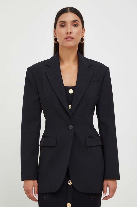 

Куртка из смесовой шерсти Pinko, черный