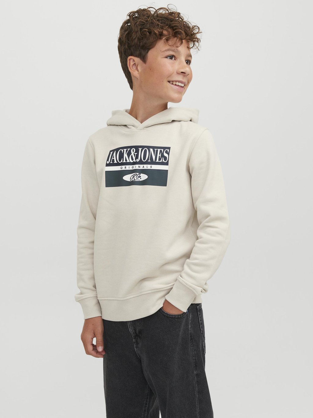 

Толстовка JORARTHUR HOOD Jack & Jones Junior, цвет moonbeam