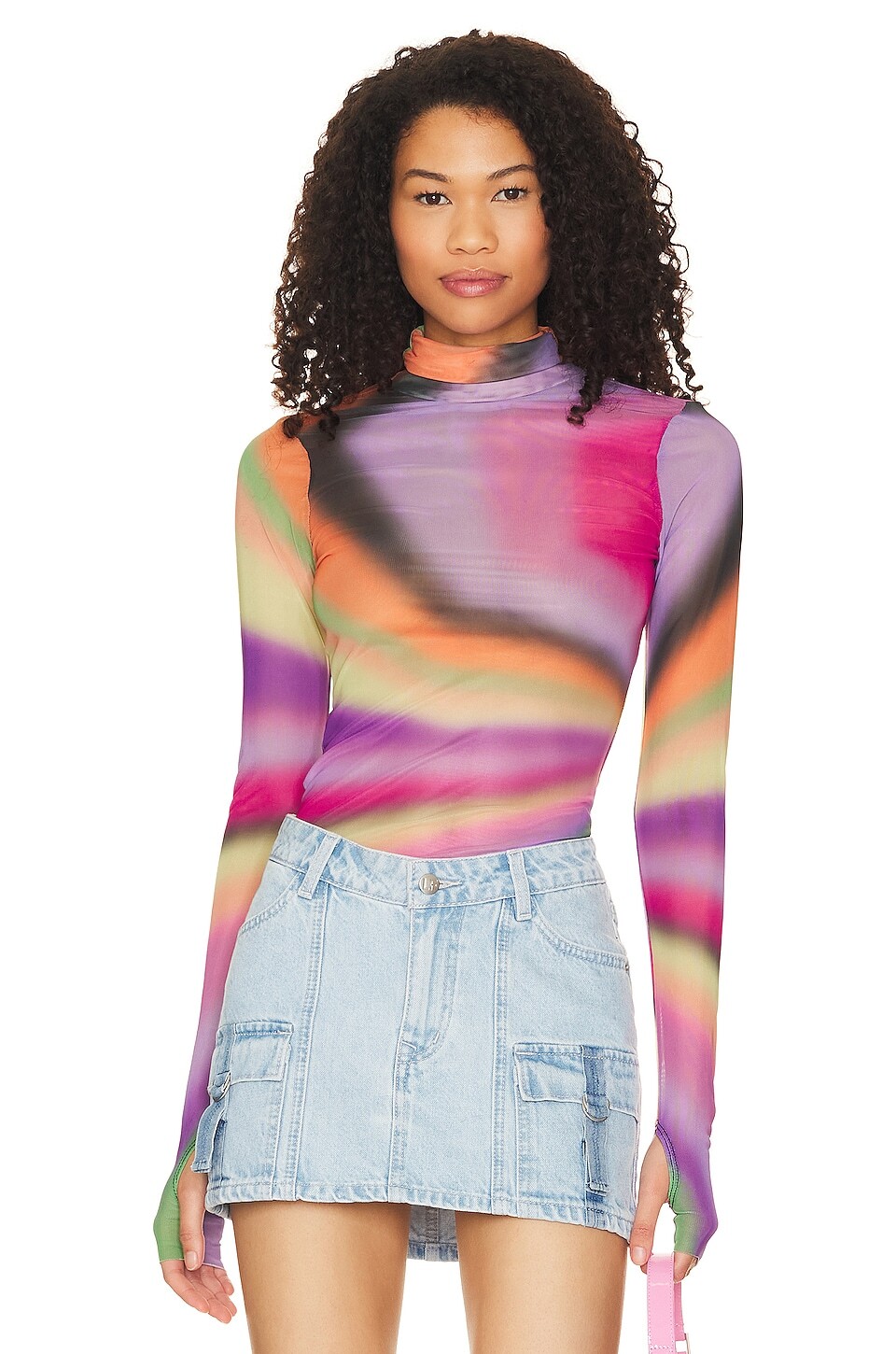 

Топ AFRM Zadie, цвет Mod Stripe