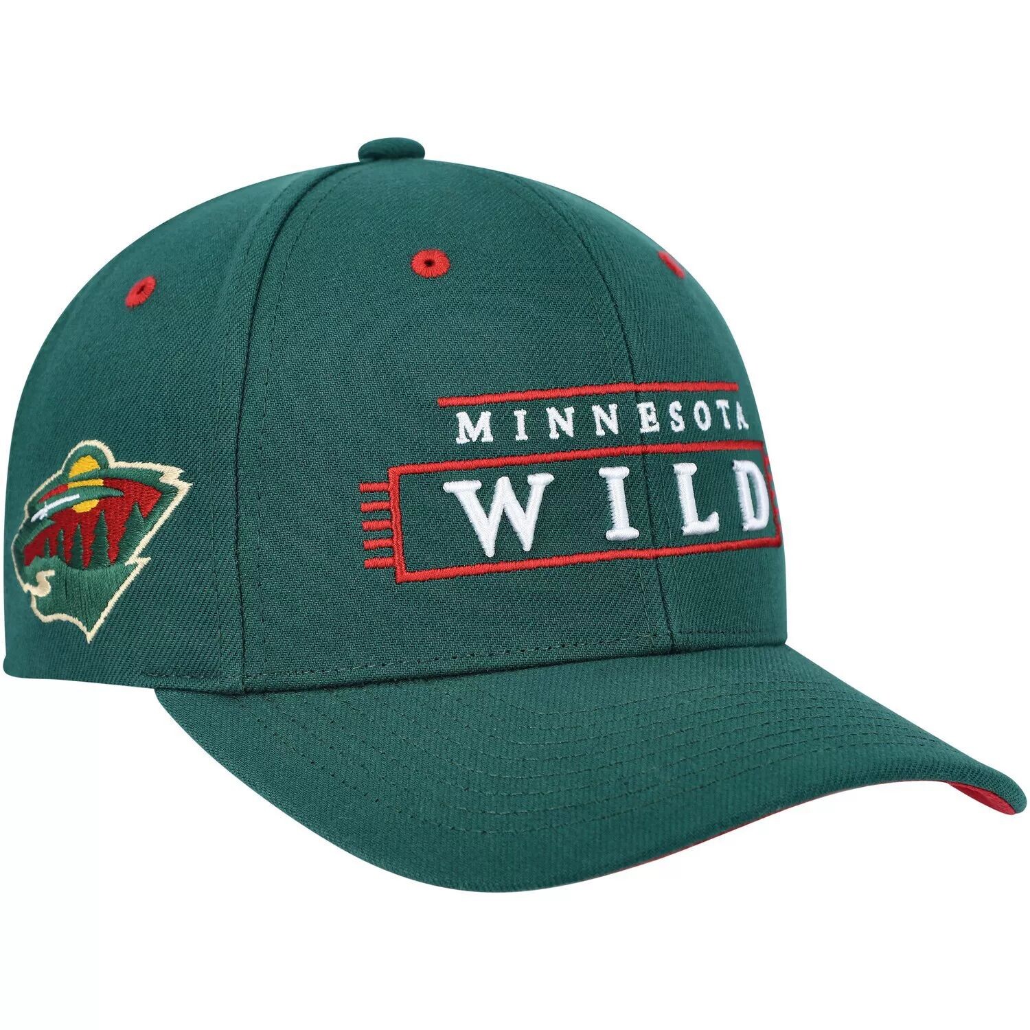 

Мужская кепка Mitchell & Ness Green Minnesota Wild LOFI Pro Snapback