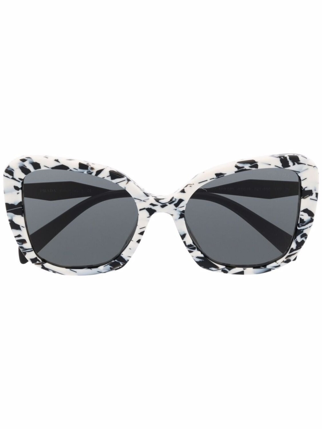 

Prada Eyewear солнцезащитные очки в оправе 'кошачий глаз', белый