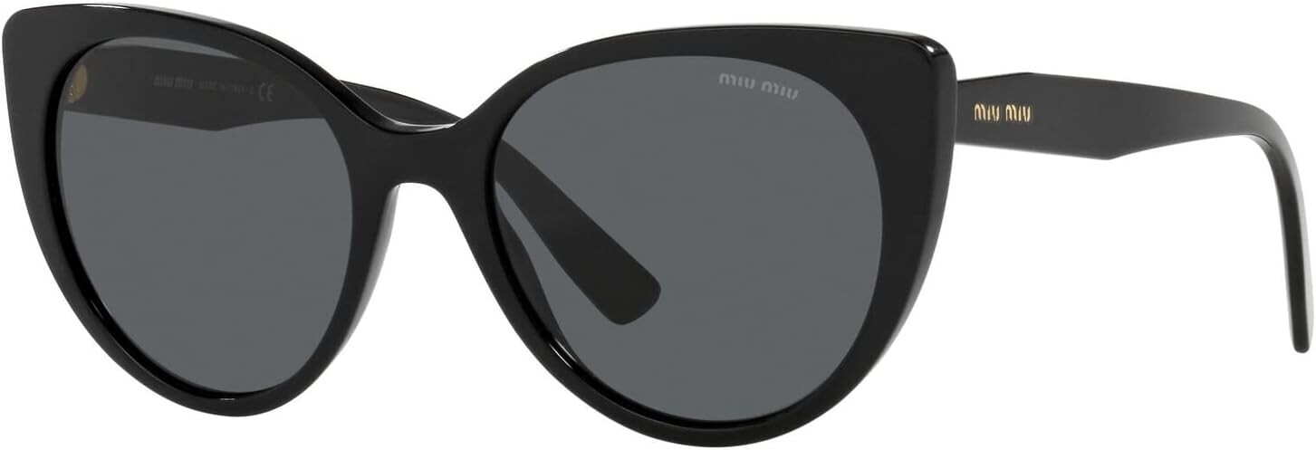 

Солнцезащитные очки 0MU 04XS Miu Miu, цвет Black/Dark Grey
