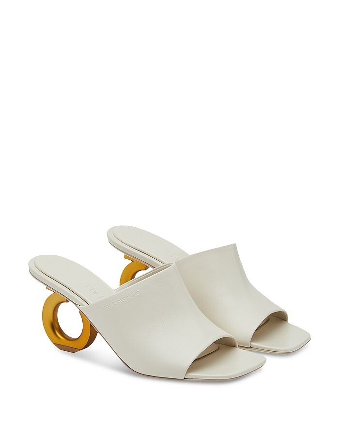

Женские кожаные туфли без задника Astro 70 Ferragamo