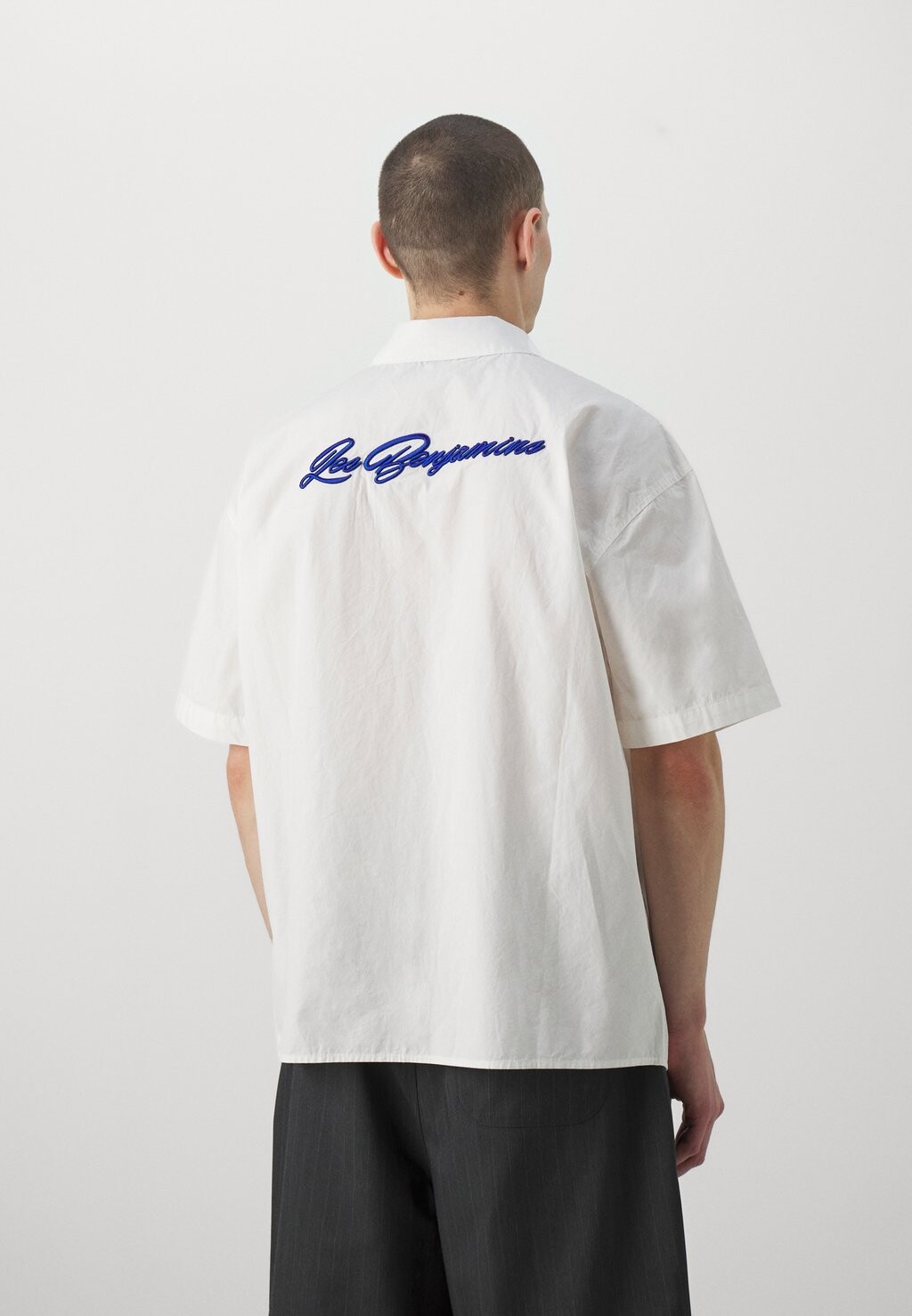 

Блуза на пуговицах SHORT SLEEVE UNISEX Les Benjamins, белый