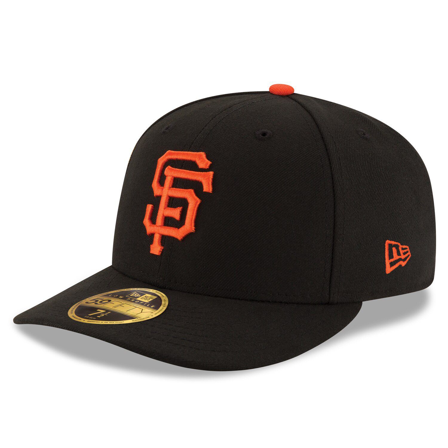 

Мужская шляпа New Era Black San Francisco Giants из аутентичной коллекции для игры в поле с низким профилем 59FIFTY.